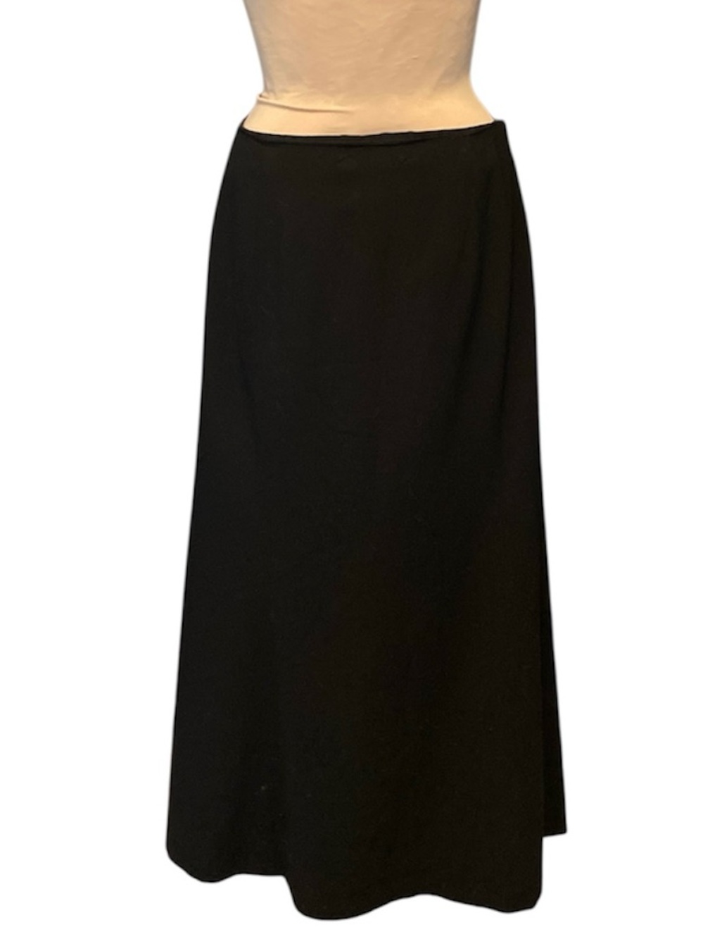 Classic Black A-Line Women's Maxi Skirt by Laura Ashley - Picture 3 of 9